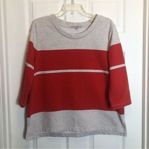 Gap 3/4 Sleeve Sweatshirt  Size XL